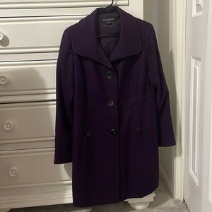 Knee length dress coat